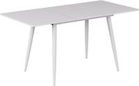 Vicco Eettafel Beaver, Wit, 120-160 x 80 cm Uitschuifbaar