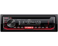 JVC KD-T702BT 1-DIN Autoradio met Bluetooth, CD, USB, en 200W Vermogen