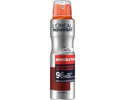 Loreal L'ORÉAL PARIS MEN EXPERT Deodorant Spray Invincible Man High Performance 96h, 150 ml