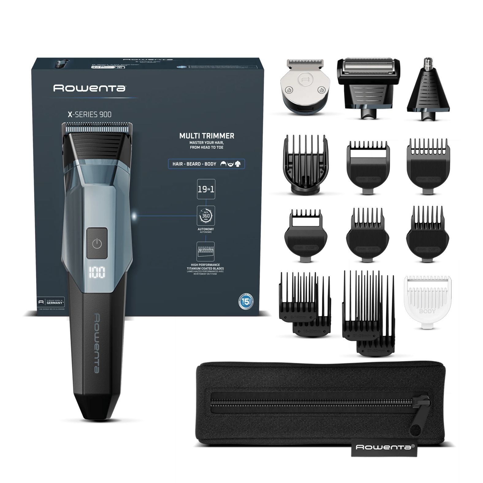 Rowenta X Series 900 TN9710 Zwart