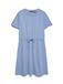VERO MODA VMLUNA SS SHORT STRING DRESS JRS NOOS Femme Mini robe S Brunnera Blue Polyester/Coton Casual Manches courtes Col en V Cordon de serrage Printemps/Été 2026