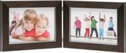 Deknudt Frames Tweeluik bruin horizontaal fotomaat 15x20 cm