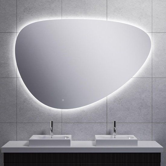 Wiesbaden Uovo LED Spiegel - 70x50cm - Ovaal - Met Spiegelverwarming - Dimbaar