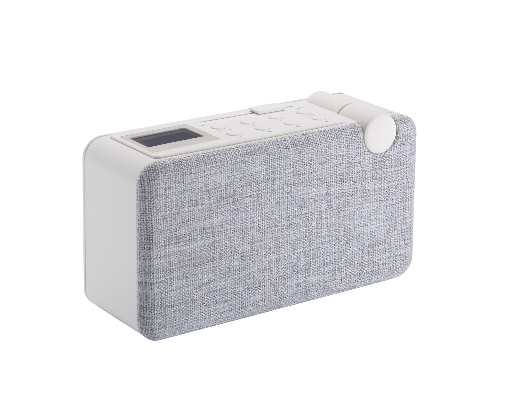 Thomson Stijlvolle draadloze speaker met bluetooth wit, grijs