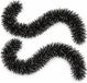 Decoris Kaemingk B.V. Kerstslingers - 2x - Zwart - Folie - 10 x 270 cm