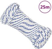 vidaXL - Boot - touw - 5 mm - 25 m - polypropyleen - wit