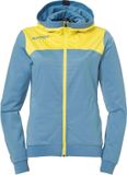 Kempa Emotion 2.0 Veste à capuche Femme Dove Bleu-Citron Vert Taille L