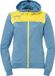 Kempa Emotion 2.0 Veste à capuche Femme Dove Bleu-Citron Vert Taille L