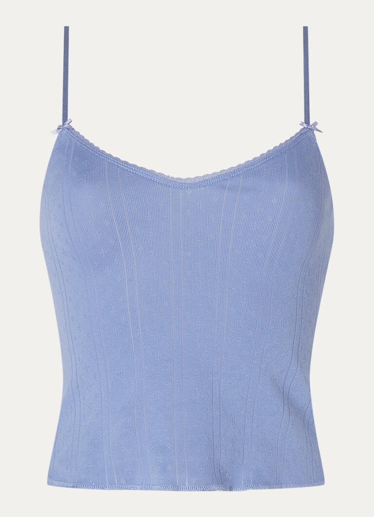 Cou Cou Intimates Cou Cou Intimates The Long Cami top van biologisch katoen