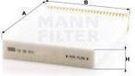 MANN FILTER Filtre d'habitacle CU25012