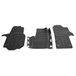 Volkswagen 7C1061502A82V all-weather matten originele rubber vloermatten 3x rubberen matten, zwart