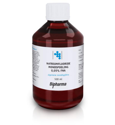 Bipharma Natriumfluoride mondspoeling 0,05% FNA (500ML