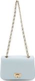 SEIDENFELT MANUFAKTUR schoudertas Lilla Edet Crossbody Bag Sea salt Blue Lichtblauw