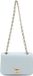 SEIDENFELT MANUFAKTUR schoudertas Lilla Edet Crossbody Bag Sea salt Blue Lichtblauw