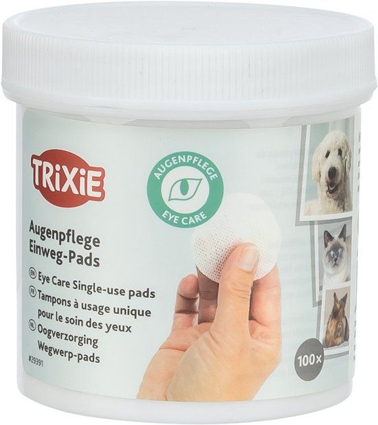Trixie Eye Care Reinigingspads voor Ogen - 60ml - Hond