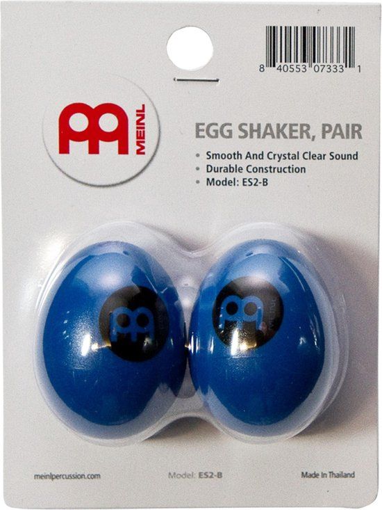 Meinl Egg Shaker ES2-B, blauw - Shaker