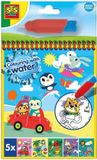 SES Creative Kleuren met water kleurboek Travel Editie