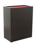 Rockingham Forge Leeg messenblok, plastic, zwart glanzend, 18,5 x 10,5 x 22,5 cm