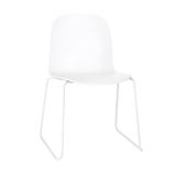 Muuto Visu Chaise Pied Luge White-White