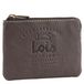Lois - Porte Monnaie Homme Cuir Souple Petit Format - Petit Porte Monnaie homme - Bourse Porte Monnaie Multi Rangements Anti RFID. Porte Carte Cuir., Donkerbruin