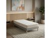 Matelas 100% Latex 5 zones H18 Sommier en kit Gris 90 x 190