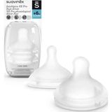 Suavinex Tétine Physiologique en Silicone Flow L 2 pièces