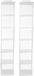 Kipit Kledingkast organizer - 2x - 6 vaks - wit