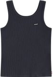Levi's® Kids Meet And Greet Ribbed Mouwloos T-shirt Zwart 12 Years Jongens, Meisjes