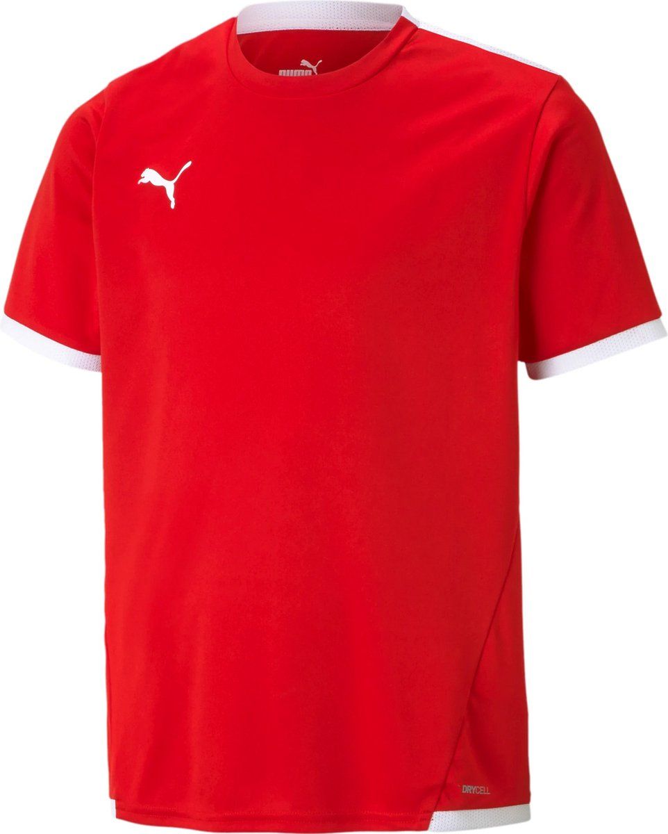PUMA TeamLIGA Jersey Sportshirt Unisex - Maat 164 - Rood