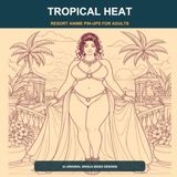 Tropical Heat: Resort Anime Pin-Ups Coloring Book for Adults