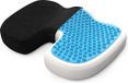 bonmedico orthopedisch zitkussen met gel-laag, traagschuimkussen voor pijnverlichting van stuitbeen, drukverlichting bij doorligplekken. Voor auto-, bureau- of rolstoel, standaard
