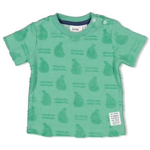 Feetje T-shirt Seaside Happiness groen