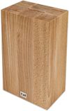 Kai messenblok Cube beuken, niet uitgerust blok voor 5 messen, beukenhout, 15,5 x 10 x 25 cm, DM-0819