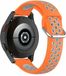 By Qubix Qubix Garmin Approach S12 / S40 / S42 - Siliconen sportbandje met gesp - Oranje + grijs