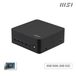 MSI Cubi AI 8M-008BEU USFF Zwart 8645HS AMD SoC 5 GHz Ingebouwde luidsprekers