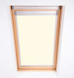 Bloc Skylight rolgordijn voor Velux dakraam blockout, crèmekleurig, C02, Cream
