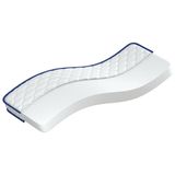 VidaXL High Density Foam Mattress Single/Full Size 700 mm x 2000 mm x 170 mm Blue, White