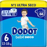 Dodot Étapes Taille 6 Couches 13-18 Kg 66uts