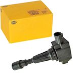 HELLA 5DA 358 057-021 Bobine - 12V - 3-polig - Bougieschacht bobine - Geschroefd