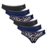 Sloggi GO Crush Mini C6P Slip Set van 6 - Blauw - Maat XL