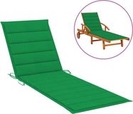 vidaXL Ligbedkussen 200x50x3cm oxford stof groen