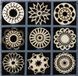 cArt-Us Houten Ornament Box Fantasie Cirkels