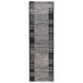 vidaXL Tapis FLORNES Tissé Gris 100 x 450 cm PP