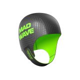 Mad Wave - Casque de natation Open Water Neo Glideskin - Noir/Vert