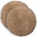 vidaXL - Kussensloop - 2 stuks - HEERLEN - Taupe - Ø 50 cm - Katoensatijn