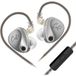 SZSMART Hoofdtelefoon kz-castor HIFI curve met microfoon (kabel 3,5 mm in het oor)