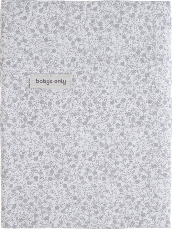 Baby's Only Wieglaken Flower - Nordic Blue - 80x100 cm - Cotton