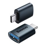 Baseus Ingenuity Series adapter USB Type-C naar USB-A 3.2 Gen 1 Blauw