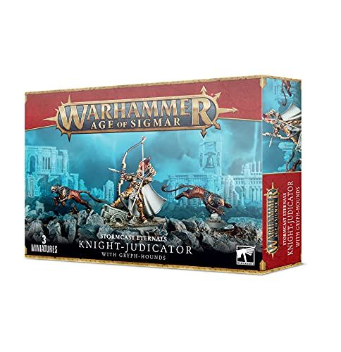 Games Workshop Warhammer AoS - Stormcast Eternals Chevalier-Judicator met Gryph-dogues - 5011921154265