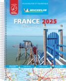 France Michelin France 2025 - Tourist & Motoring Atlas Laminated Spiral